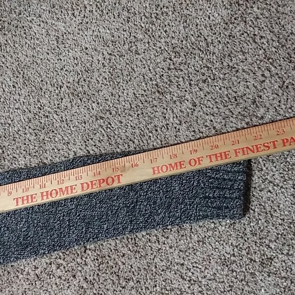 GAP Gray Cable Knit Sweater Dress Sz M - Picture 8 of 9